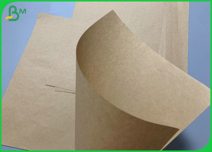 60g 80g Eco Friendly Virgin Brown Kraft Paper For For Snack Pouches Packaging 
