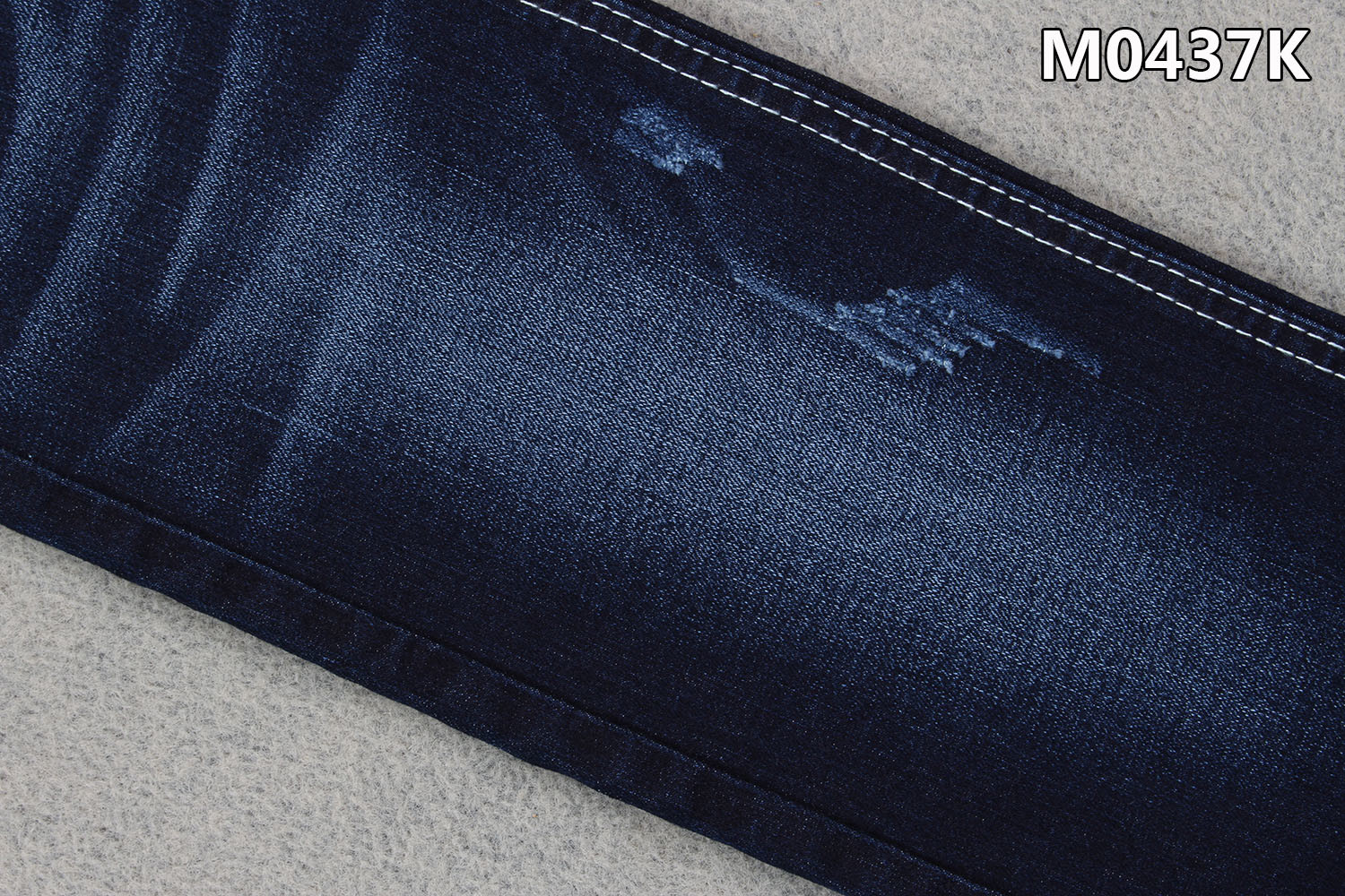Elastic Women Jeans Fabric 10.5oz Middle Weight TR Denim Material With Slub Character