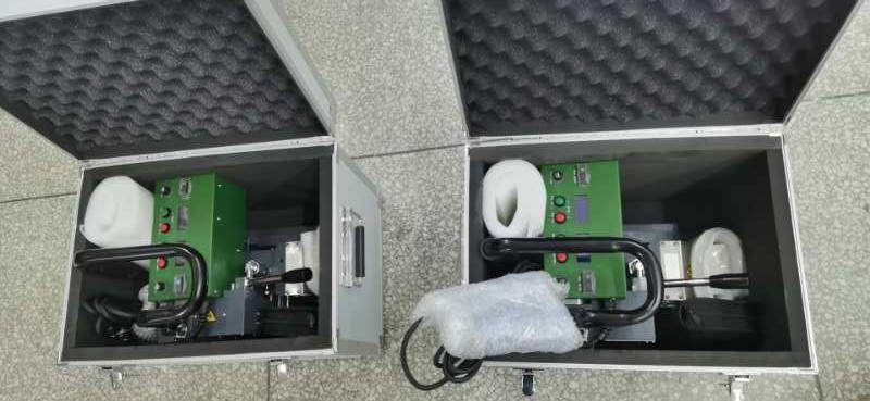 Welding Polyethylene Geomembrane Hot Wedge Welder With Digital Display