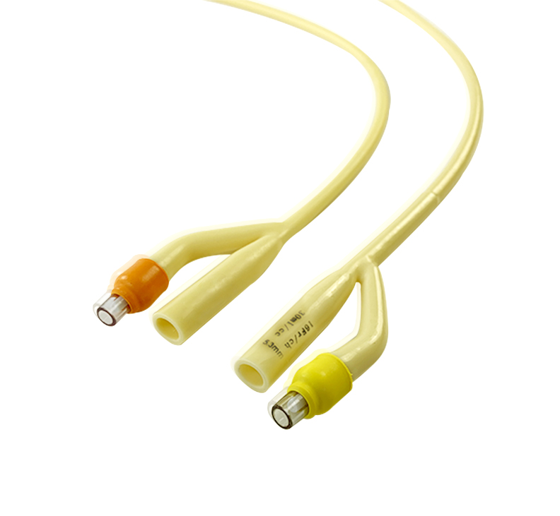 OEM Silicone Catheter No 16 6Fr -18Fr Two Way Foley Catheter