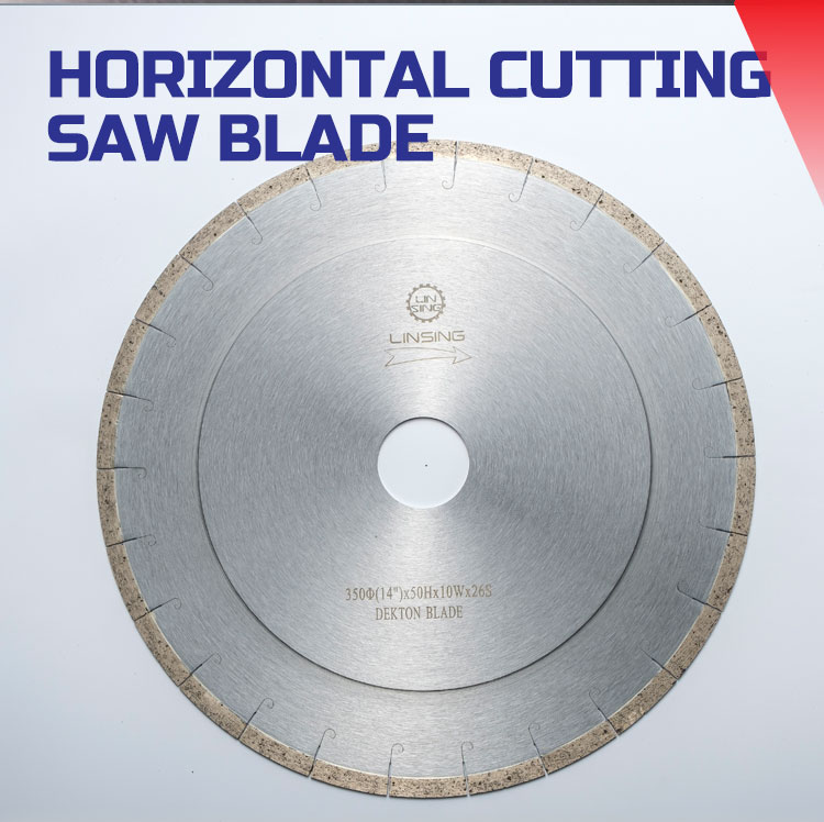 Cutting Result 1/8IN 350MM 450MM 500MM Diamond Horizontal Saw Blade for Marble