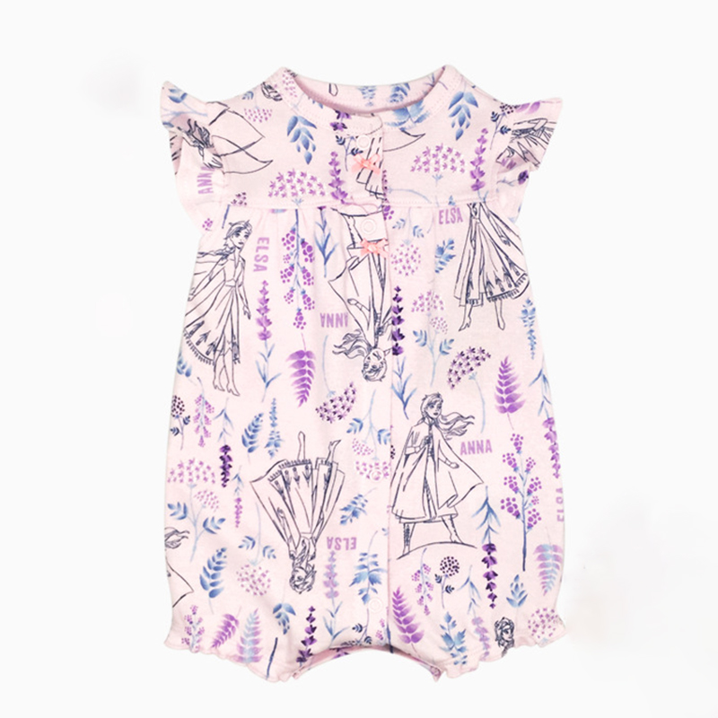 Printing Baby Clothes Summer Onesies Baby Clothes Short Sleeve Girl Rompers for Sale