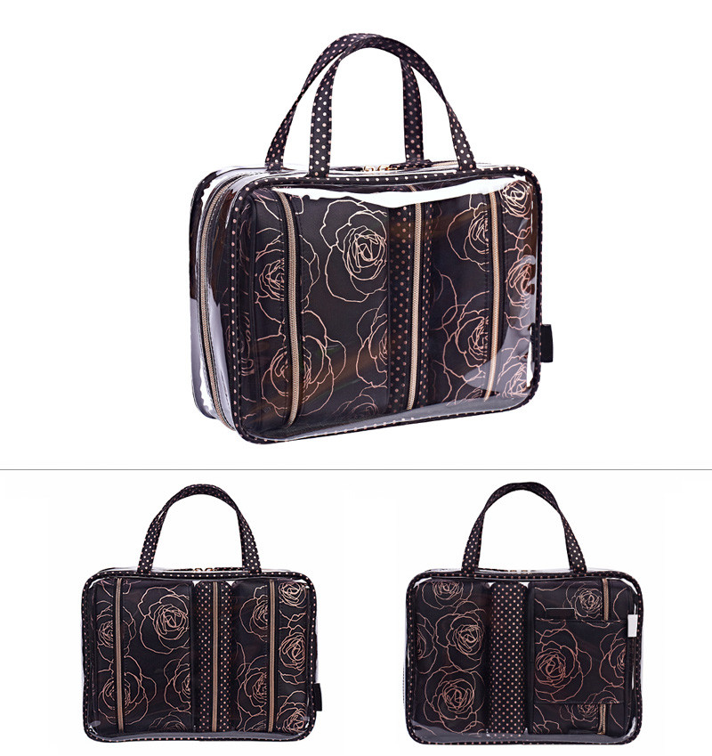Hot Sale New Product Custom Waterproof PVC Clear Cosmetic Trolley Bag