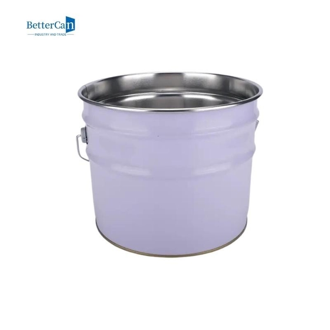 25L Epoxy Tile Grout Sealant 5 Gallon Paint Bucket Empty With Metal Handle