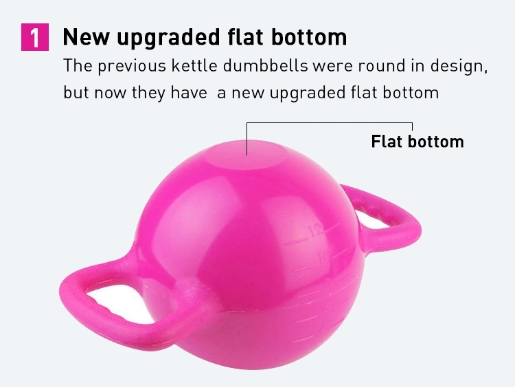 Odorless PVC Coated Water Filled Kettlebell Workout Yoga Ball