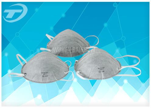 Breathable Disposable Face Mask With Adjustable Nose Wire Fit 17.5*9.5cm