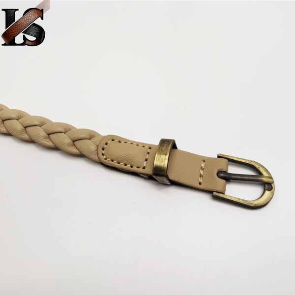 High Quality Chriden Braided Elasticity Belt With Pin Buckle Woven Elastic Webbing Belt
