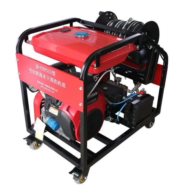 Vessel Ship Hull Cleaning Machine System Cavitation Water Jet Gas Powered