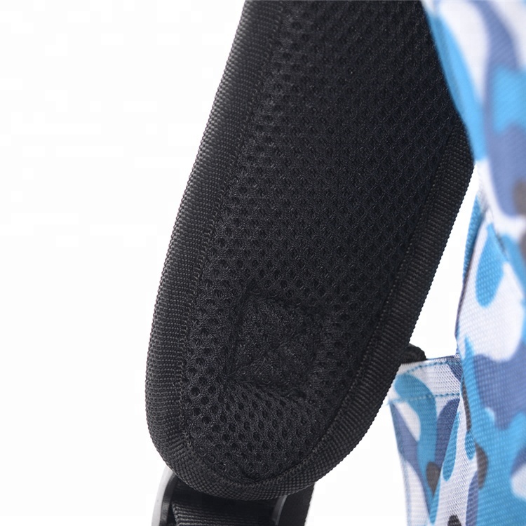 Camo Inventory School Laptop Backpack Stationery Outdoor Traveling Navy Blue