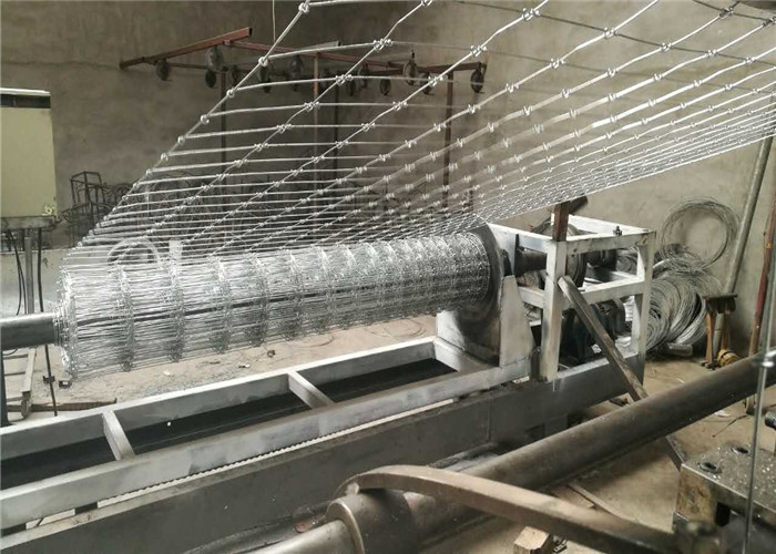 High Tensile Tie Wire Automatic Cattle Fence Machine , Deer Fence Machine