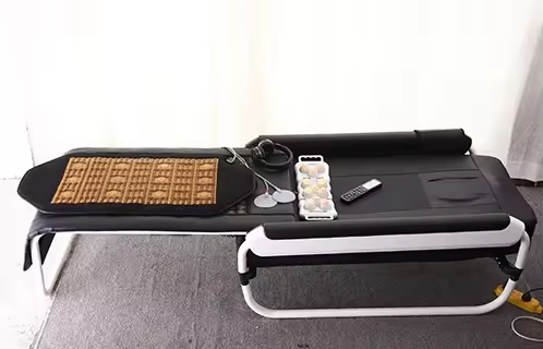 New Trends Chiropractic Spine Therapy Bed Massager Jade Thermal Salon Furniture Infrared Massage Bed