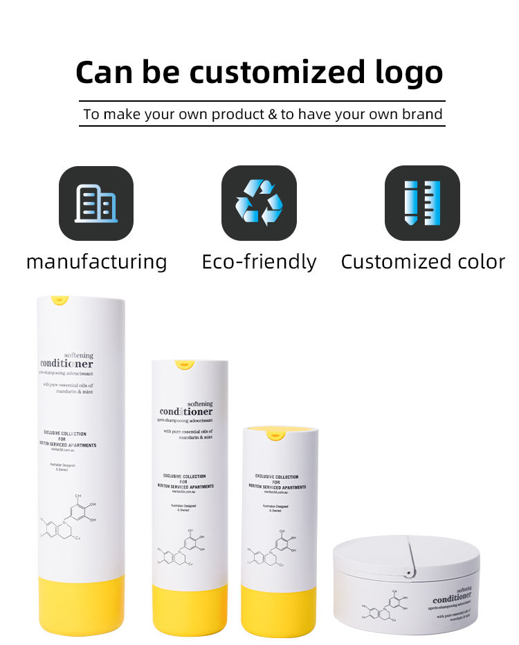 Replaceable Plastic Bottom Rotary 30ml 50ml 100ml Lotion / Essence Bottle 50g Cream Jar Skincare Family Packaging Set