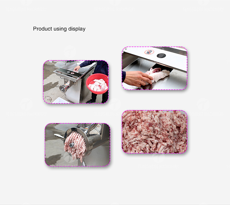 Reconstituted Separate Industrial Meat Mincer , Meatball Processing Machine