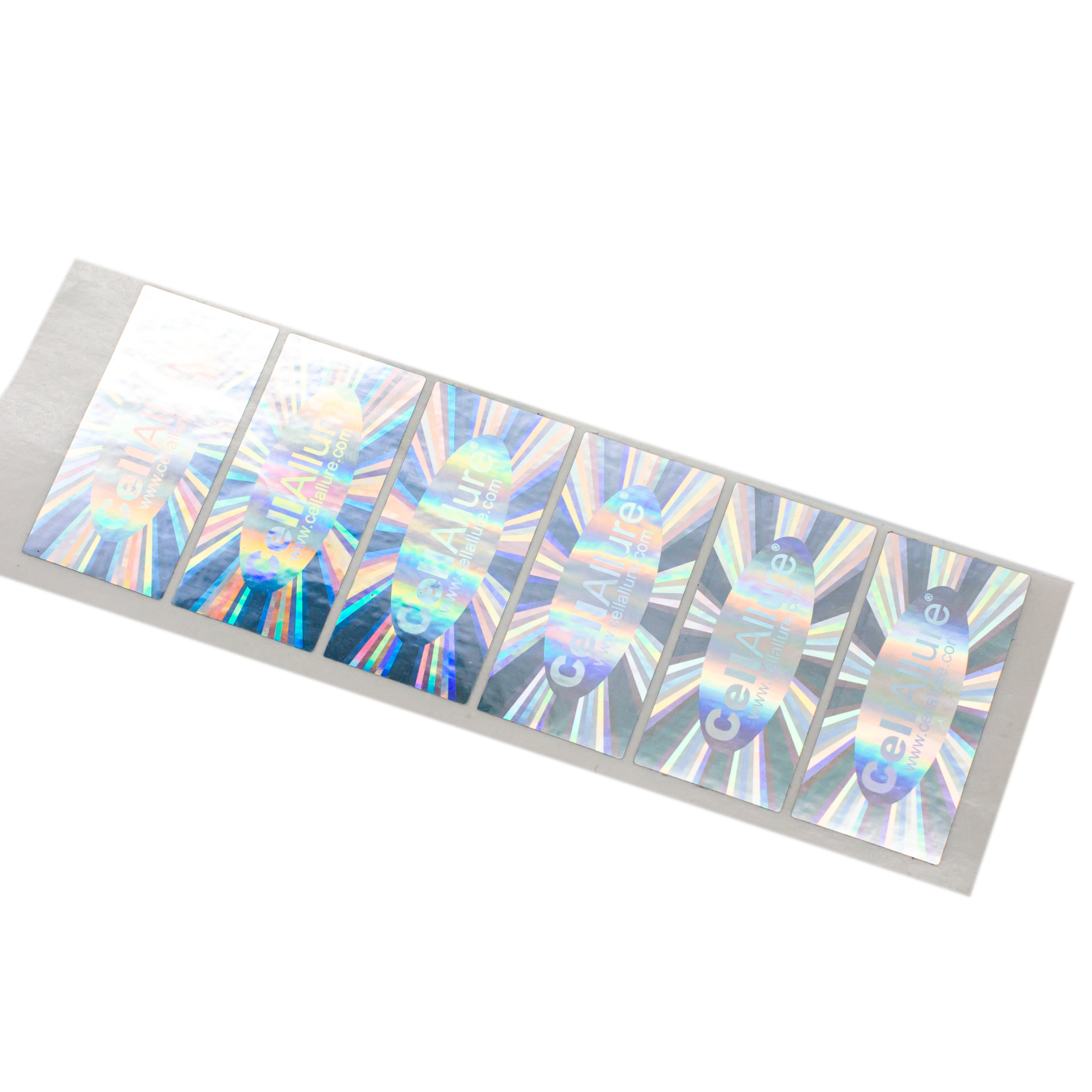 Waterproof Custom Die Cut Holographic Stickers Eco Friendly