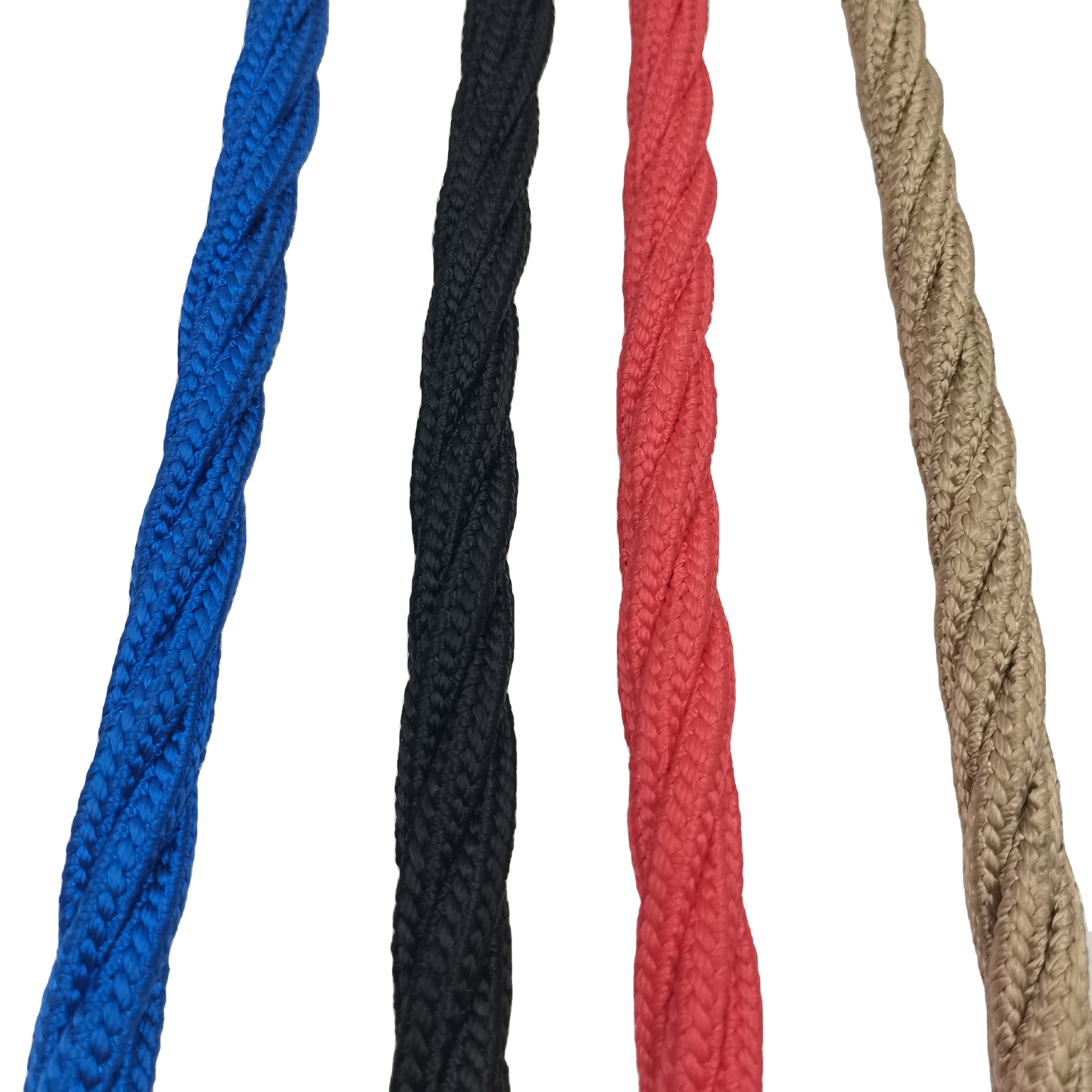 4 Strands Braided Polyester Combination Rope for Industrial and Heavy Duty Applications