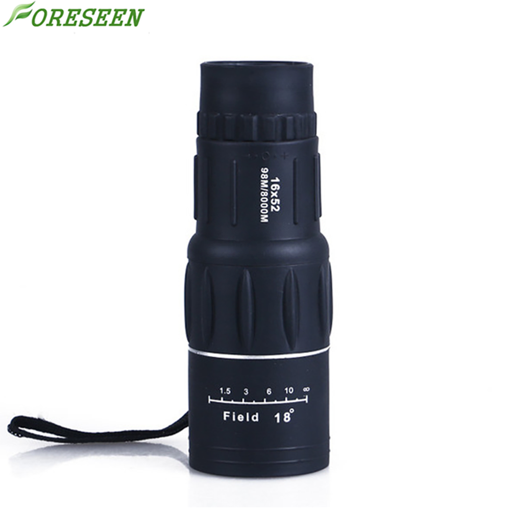 16x52 Mini Monocular Telescope , High Definition Monocular With Tripod Camping