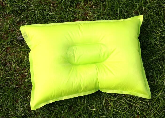 Camping Inflatable Travel Pillow , Pvc Inflatable Sleeping Pillow Various Color