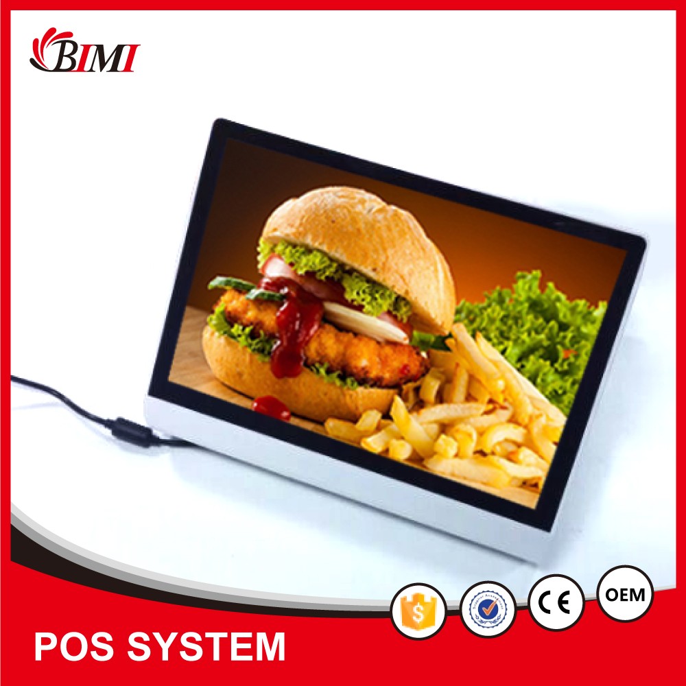 128mm * 64mm LCD Clerk Display Mini Thermal Receipt Printer for Supermarket and Restaurant