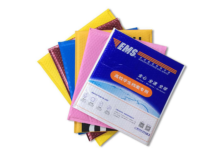 Waterproof Metallic Bubble Mailer Packaging Bags Padded Shipping Envelopes