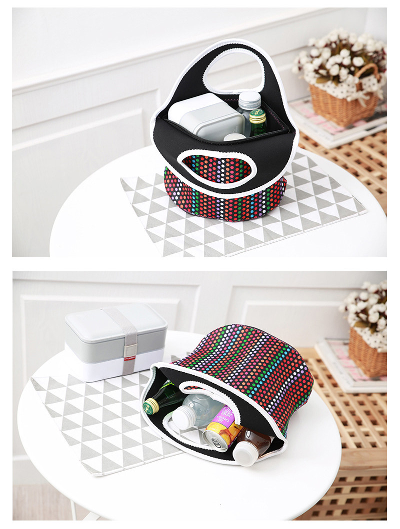 Casual Waterproof Neoprene Lunch Bags For Frozen Food