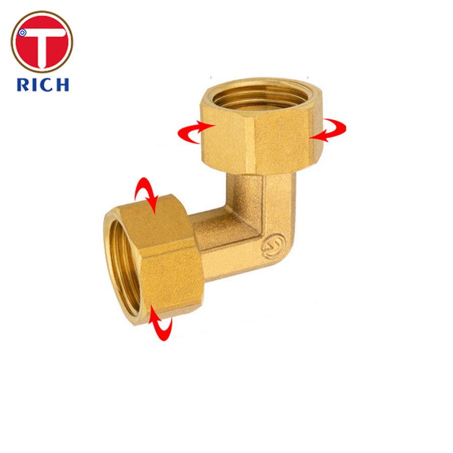 Brass Metal Thickened Joint Pipes And Fittings CNC Brass Water Purifier Pipe Fittings
