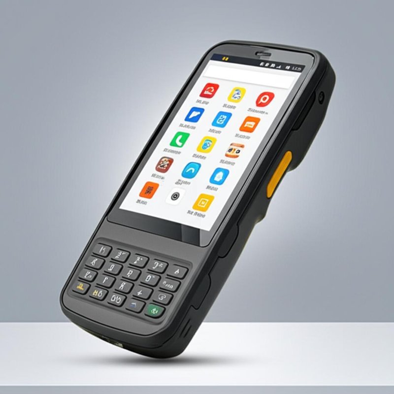 Buy cheap Lightweight Handheld PDA Scanner Quad-core 1.3GHz CPU and 4600mAh Battery for Smooth Scanning product