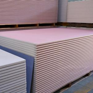 Buy cheap OEM Fire Resistant Plasterboard Environmentally Friendly Fire Resistant Gypsum Board product