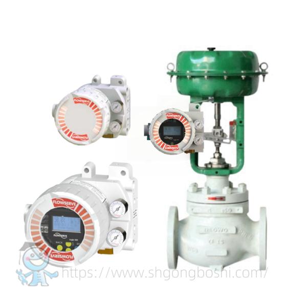 Stock Flowserve LOGIX 420 Digital HART Valve Positioners Industrial Pneumatic