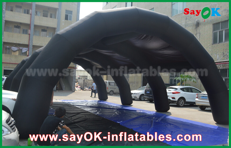 Inflatable Tent Camping Customized 0.55 Mm PVC Tarpulin Inflatable Tunnel Tent For Advertising / Promotion