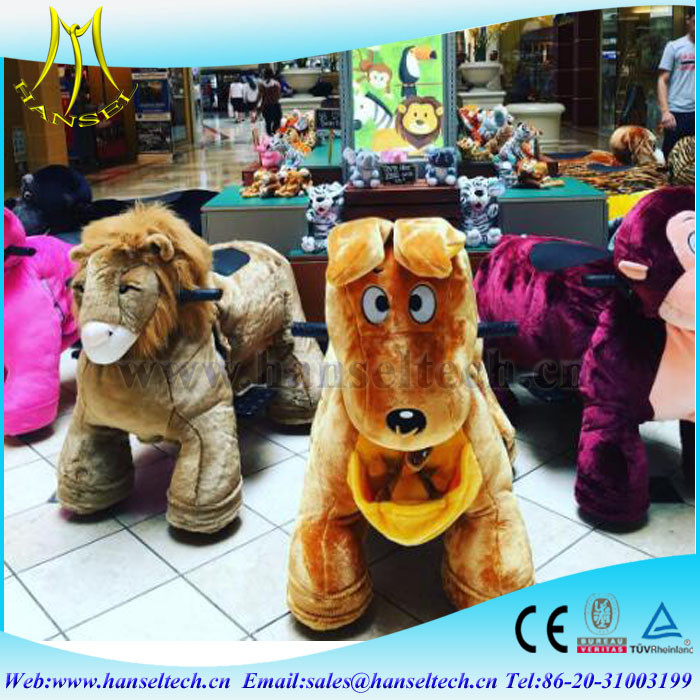 Hansel amusement mall animal electric ride in and family carousel horse rides
