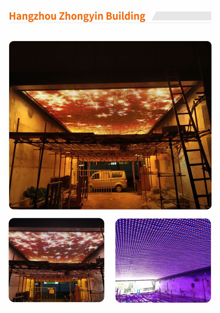 LED point light outdoor RGB amusement park building street square lighting
