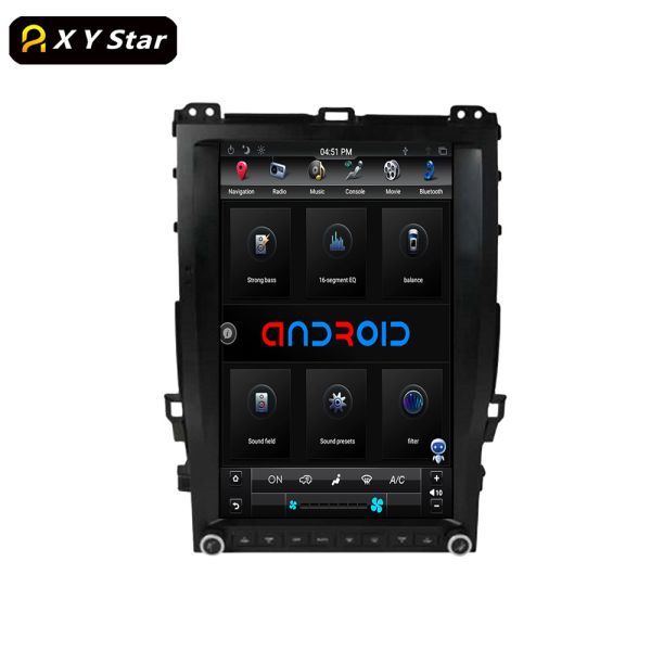 13.6 Inch Android GPS Car Navigation System IPS Display For 2002-2009 Prado LX470