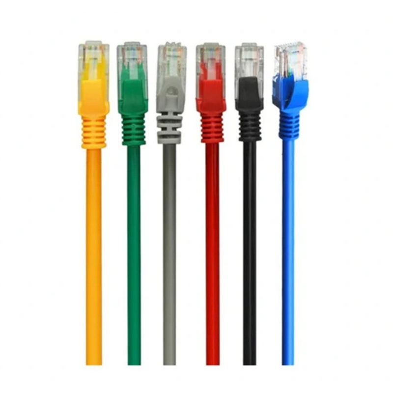 Data Transfer with Multicore RJ45 Network Connector and Network Fiber Optic Equipment