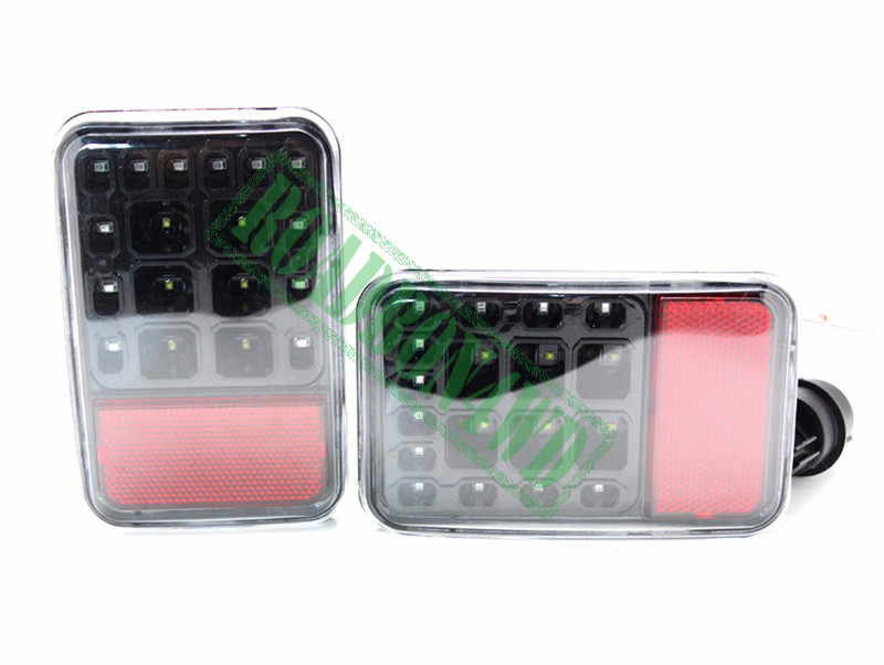 Led Rear Bumper Light Fog Parking Light Reverse Brake Light Rear Bumper Lamp For Jeep Wrangler JK 2007-2016