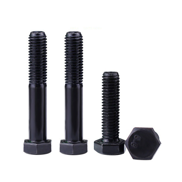 ZINC Finish 8.8 Grade Hex Bolts and Nuts M6-M36 M10 DIN933 934 for Industrial Demands