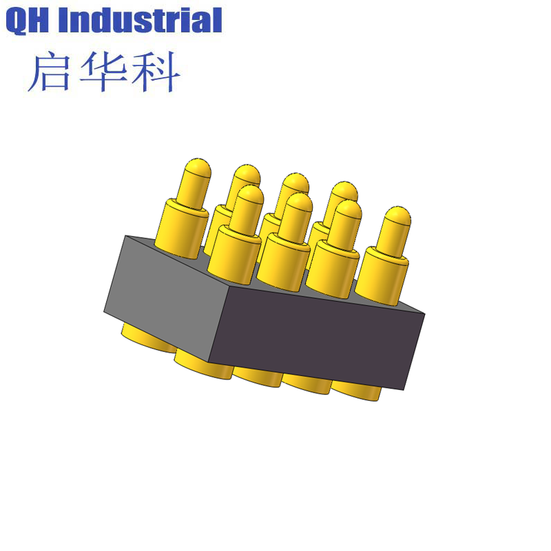 8Pin Belgium Sensor Connector spring loaded pin Magnetic Connector spring loaded pin Connector For Smart Watch