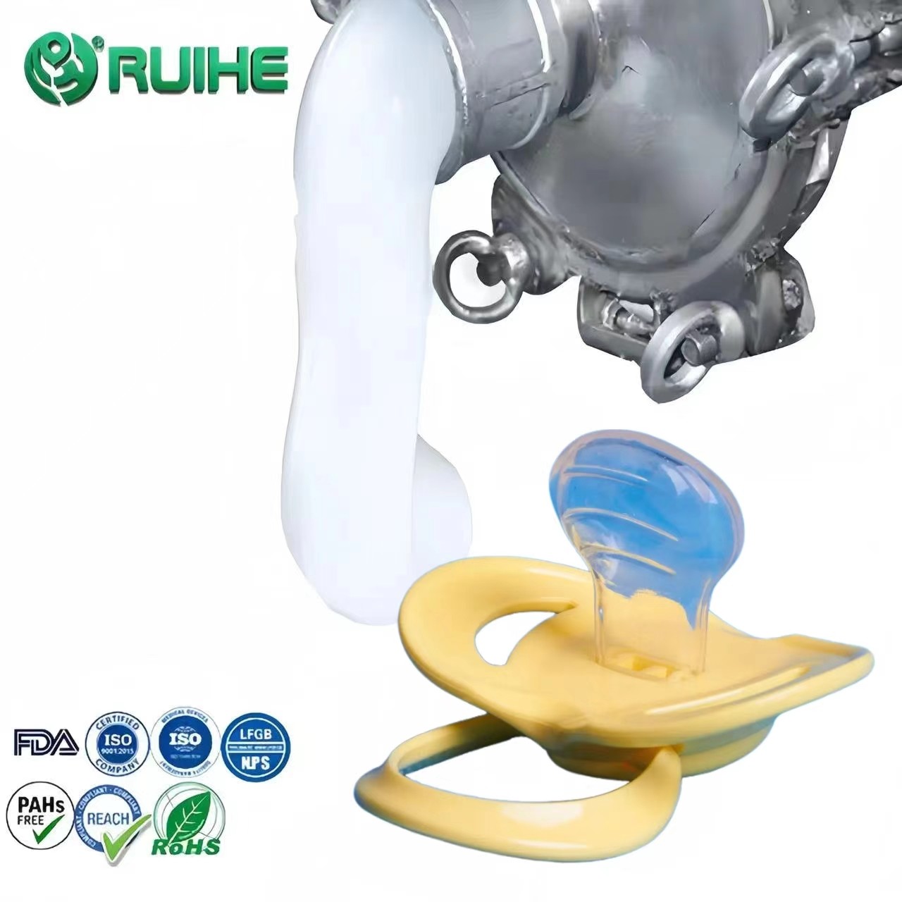 Yellowing Resistance High Strength Good Resilience Baby Silicone Rubber