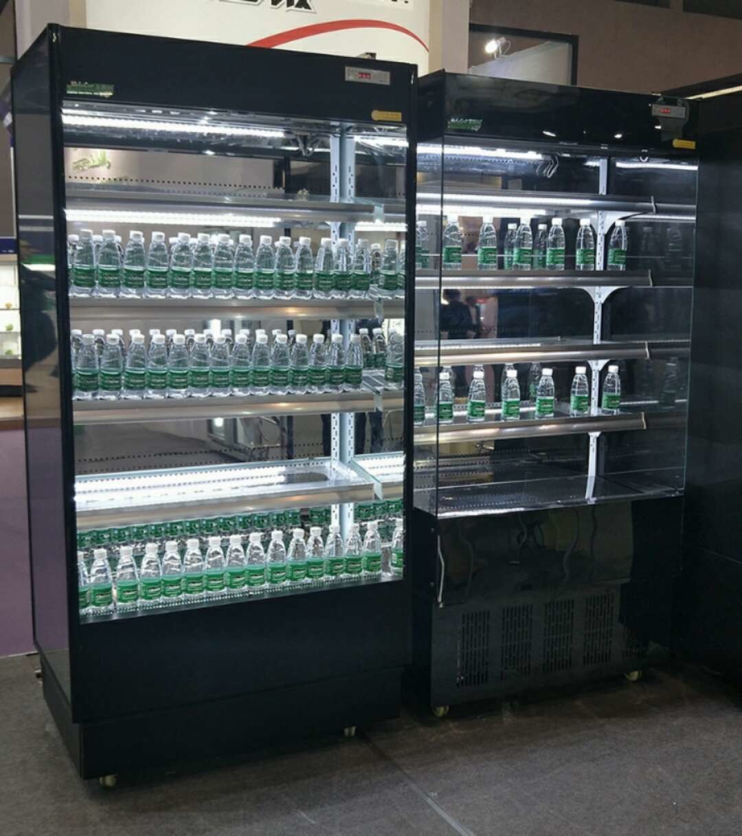 Remote System Multideck Open Chiller / Beverage Refrigerator Showcase