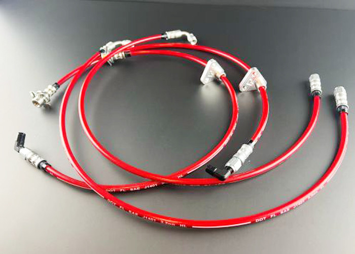 Clutch Oil PTFE Brake Hose Motorcycle Braided Hose Lines 70Mpa Burst Pressure