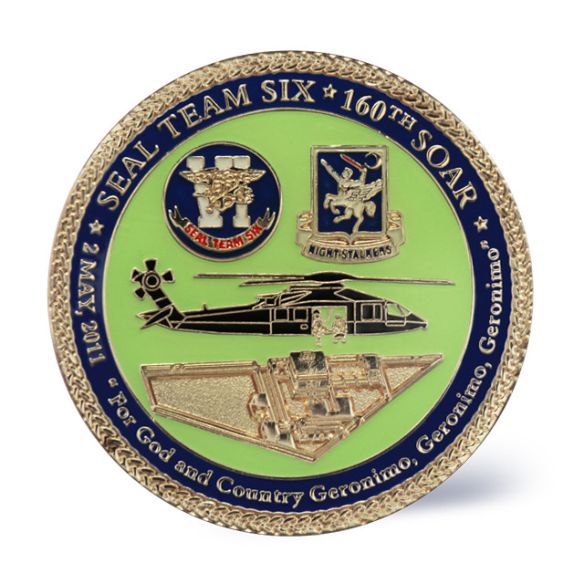 3D 2d Enamel Coin Collecting Factory Customize Coin Brass Gold Collections Challenge gold Coin with Packing Box