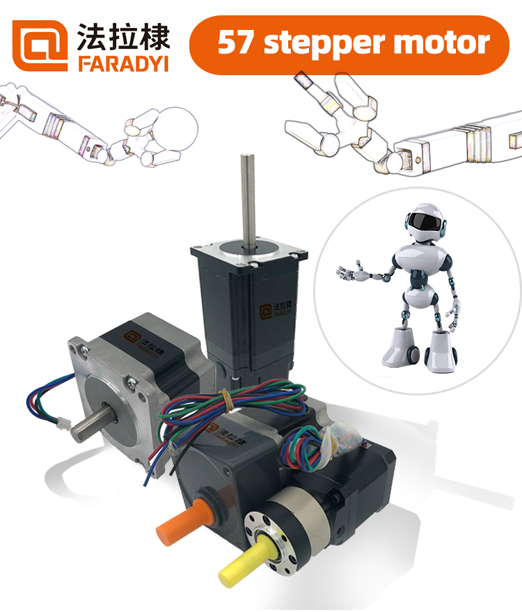 Faradyi Professional Factory Hot Sale Nema 23 Stepper Motor 57mm 23hs48 57byg Nema23 Stepper Motor For 3d Printer Cnc Robot