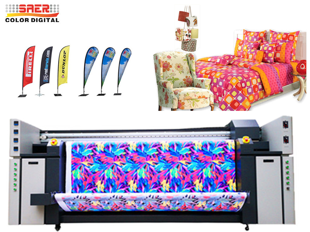 Heat Transfer 1800DPI Sublimation Flag Printing Machine