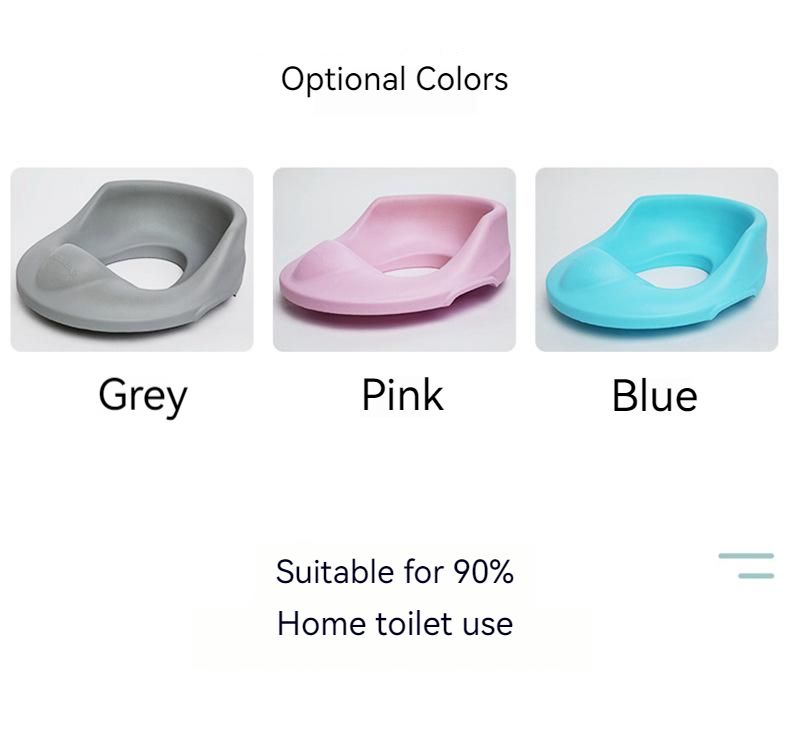 Durable Solid Pattern Portable Baby Toilet Seat For Easy Cleaning