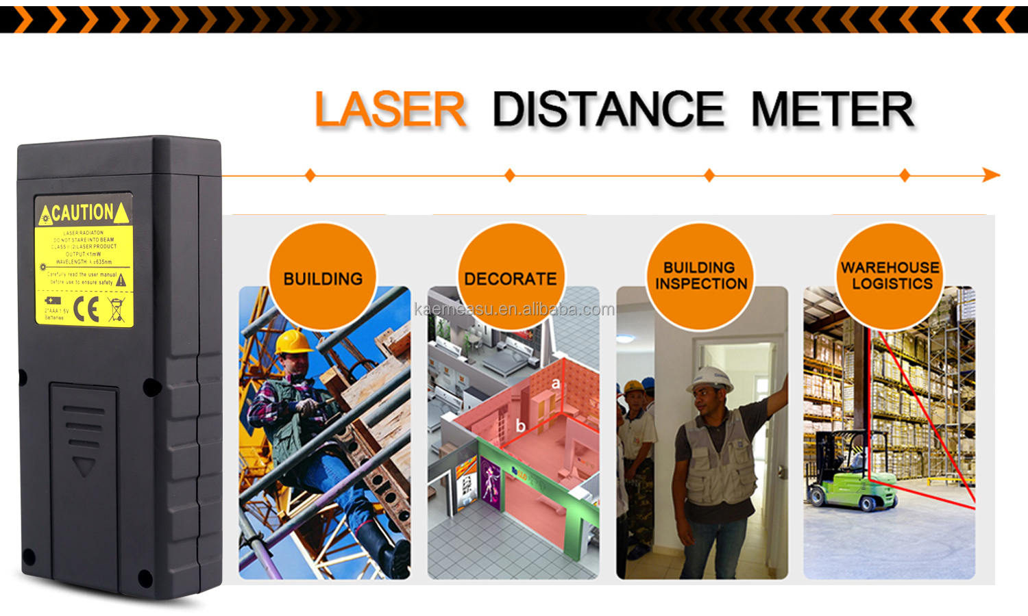 40m 100m OEM ODM Mini Portable Digital Rangefinder Infrared Laser Distance Meters Electric Laser Rangefinders