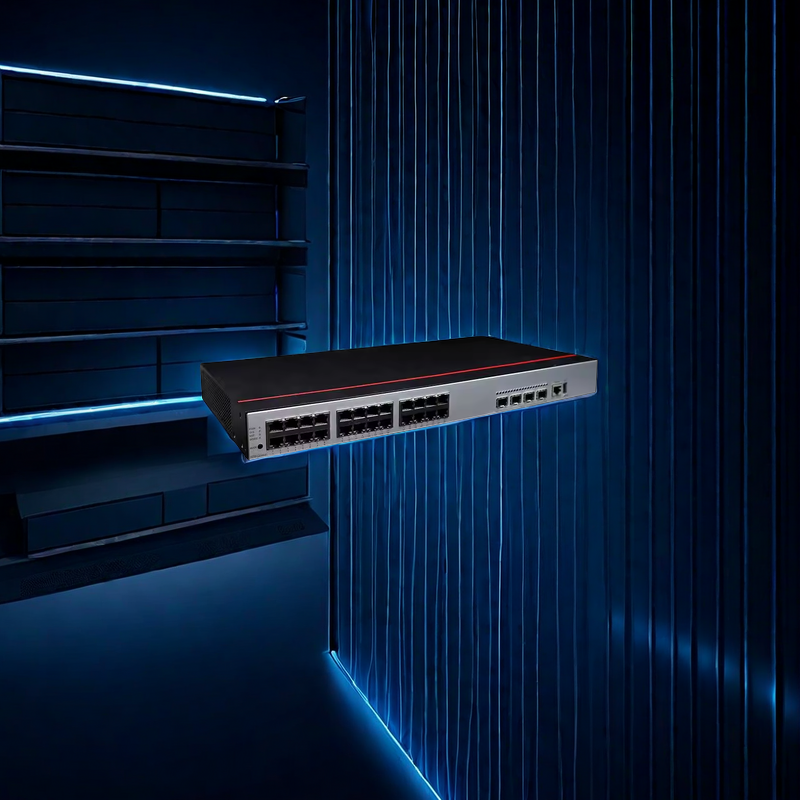 S5755-H24UN4Y2CZ Managed POE Switch 24x100M/1GE/2.5GE 4x25GE SFP28 2x100GE QSFP28 Ports for and Speed Network Solutions