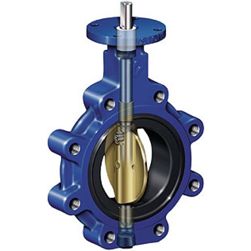 2 inch ductile iron fully Lug style type butterfly valve manufacturer