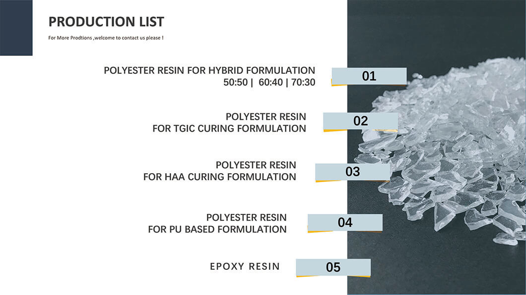E12 Advancement Powder Coating Epoxy Resin Good Flow