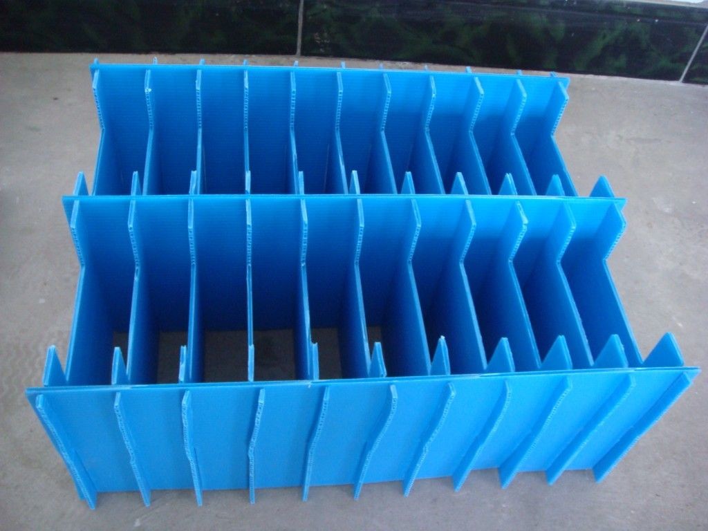 Plastic Dividers Box Polypropylene Corrugated Sheet Hollow Board Cutcard Shakeproof