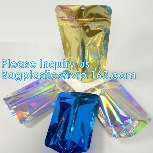Foil Mylar Bags, Foil Pouch Bags, Multifunctional storage bags, Reusable,