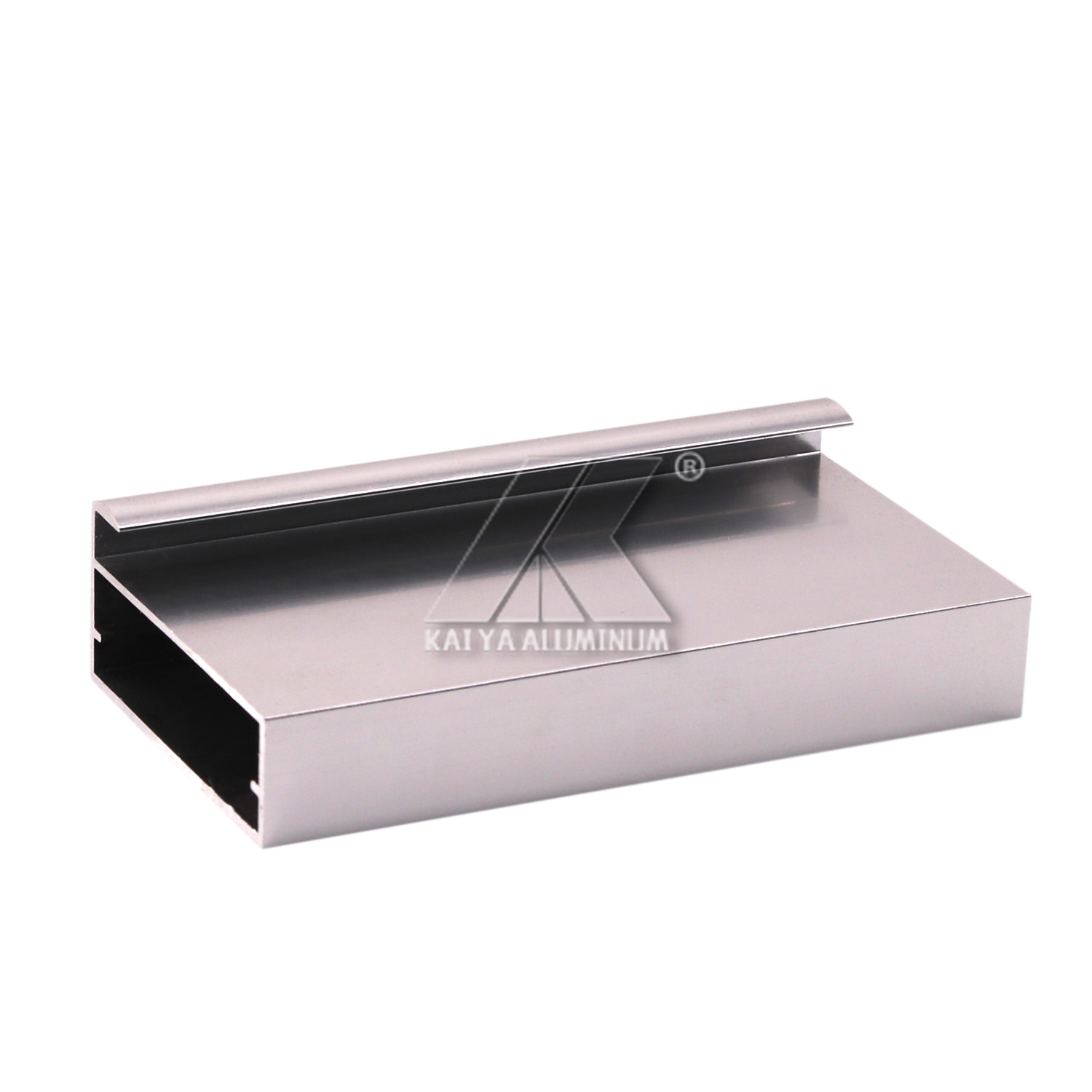 6063 T5 Anodized Extruded Furniture Aluminium Profile For Cabinet Glass Door Handle